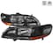 Spec-D Tuning 98-02 Honda Accord Crystal Housing Headlights Black, 2LH-ACD98JM-RS 2LH-ACD98JM-RS - alternate 1